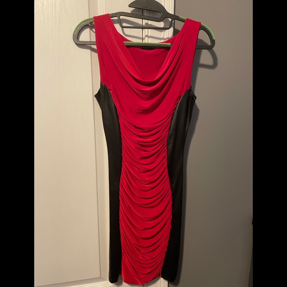 Red and black Joyce Leslie dress